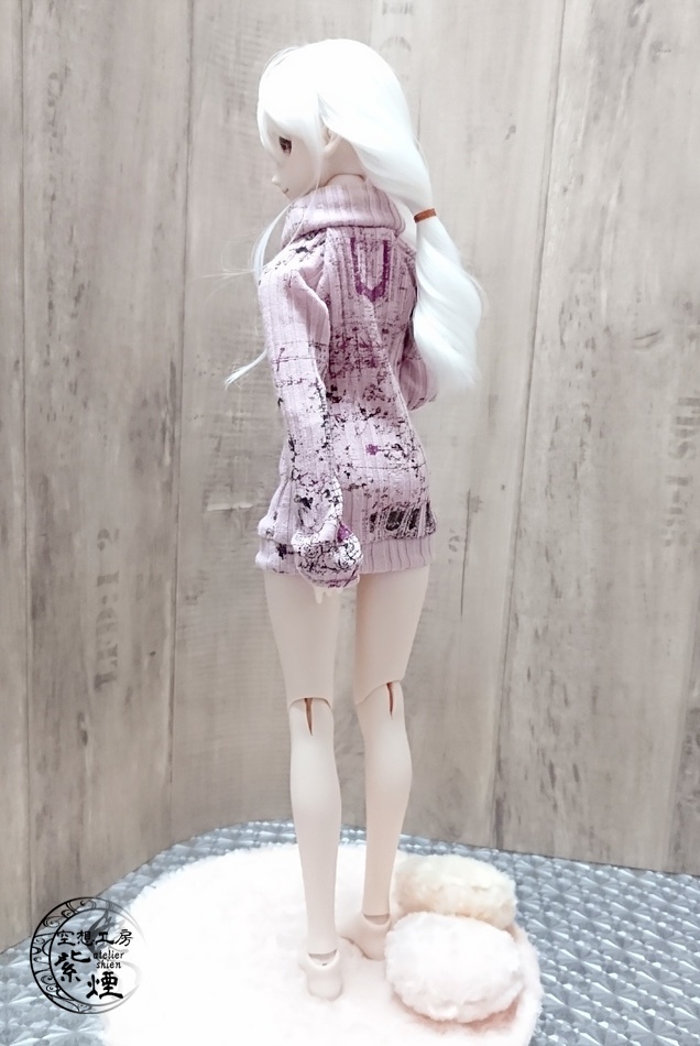 Smart Doll リブニットワンピース コクーンシルエット