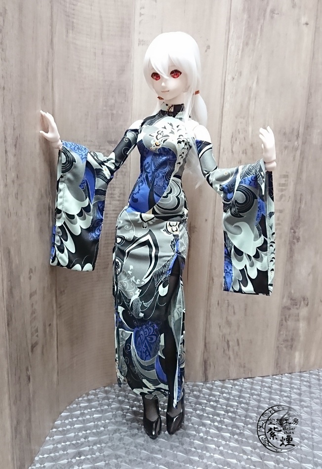※終了※ Smart Doll オリエンタル風ワンピース 蒼 (限定)