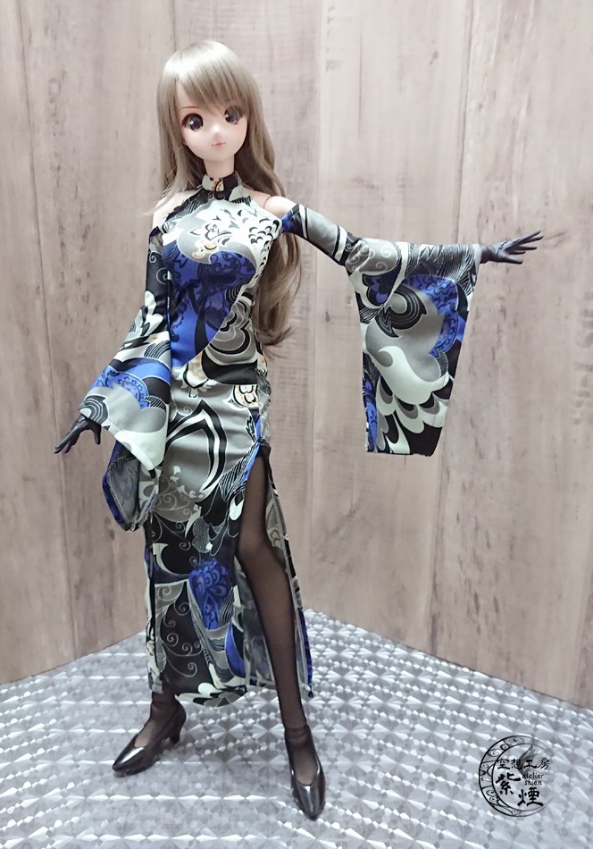 ※終了※ Smart Doll オリエンタル風ワンピース 蒼 (限定)