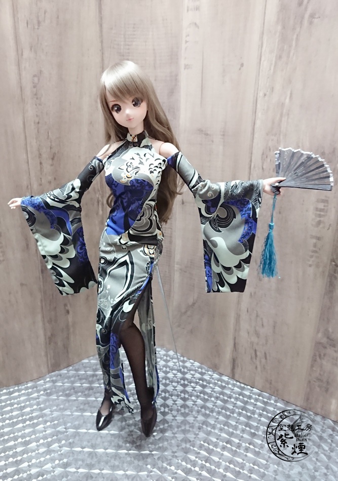 ※終了※ Smart Doll オリエンタル風ワンピース 蒼 (限定)
