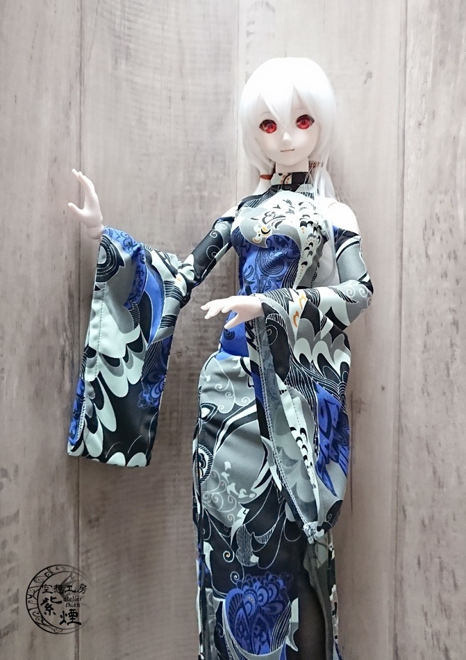 ※終了※ Smart Doll オリエンタル風ワンピース 蒼 (限定)