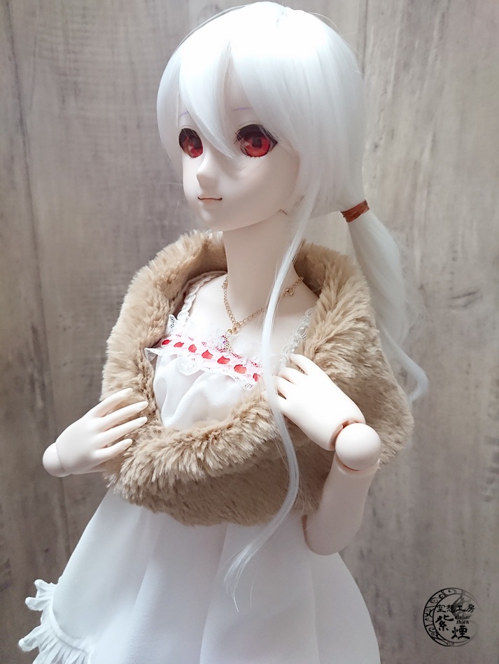Smart Doll ファーショール (マグネット留め)