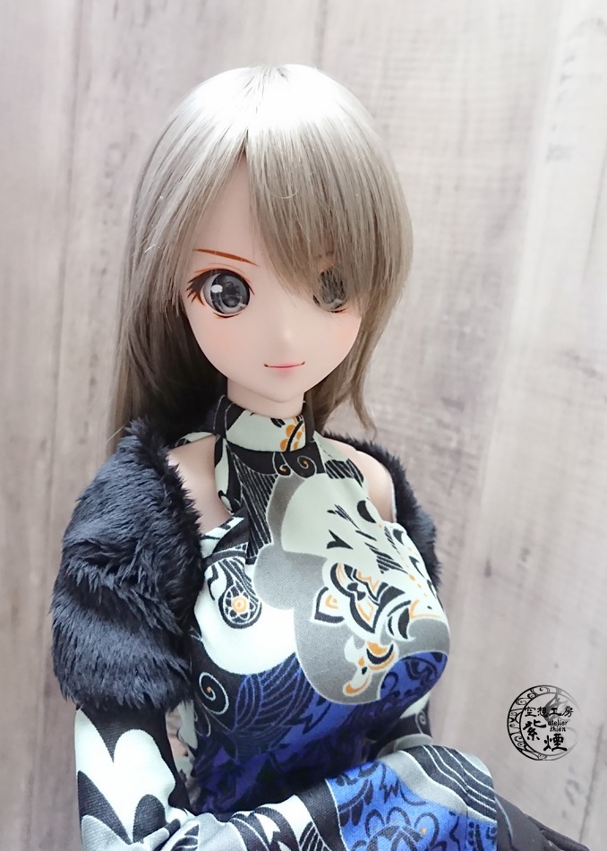 Smart Doll ファーショール (マグネット留め)