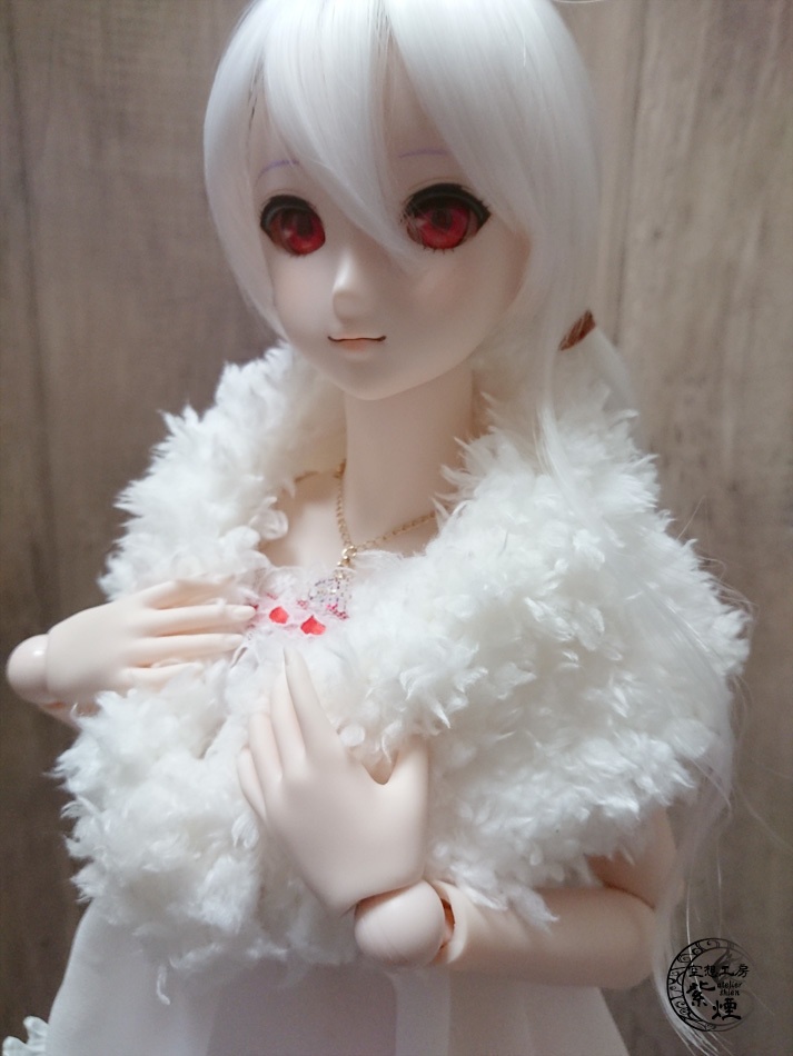 Smart Doll ファーショール (マグネット留め)