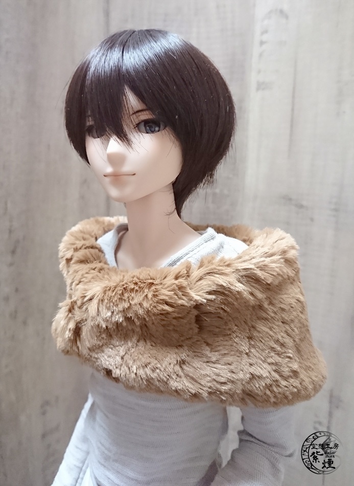 Smart Doll ファーショール (マグネット留め)