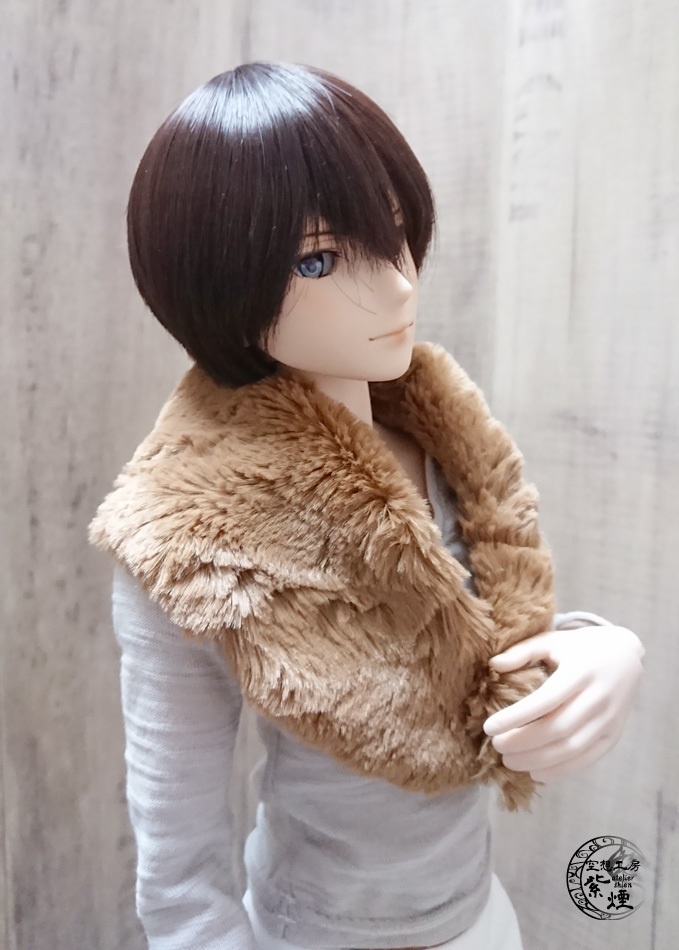 Smart Doll ファーショール (マグネット留め)