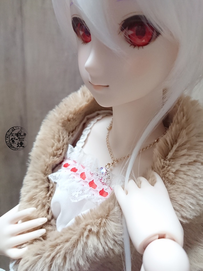 Smart Doll ファーショール (マグネット留め)