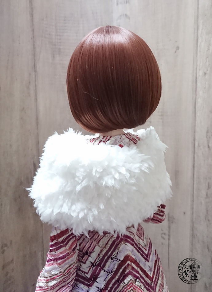 Smart Doll ファーショール (マグネット留め)