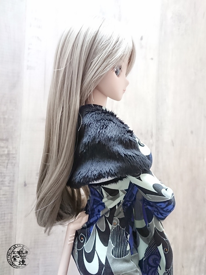Smart Doll ファーショール (マグネット留め)