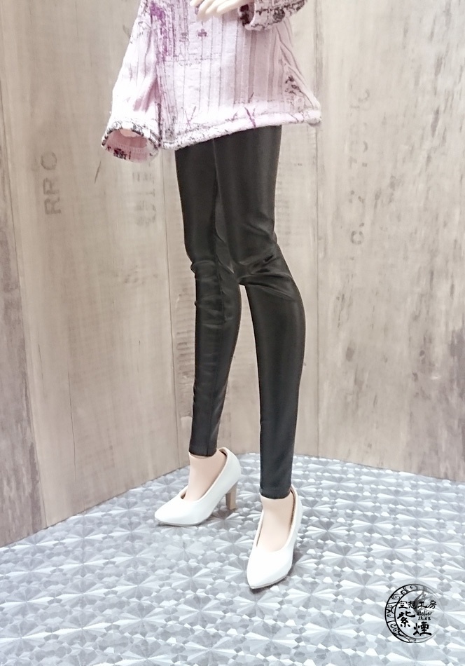 レギンスパンツ フェイクレザーブラック:Smart Doll・DD・DDdy用