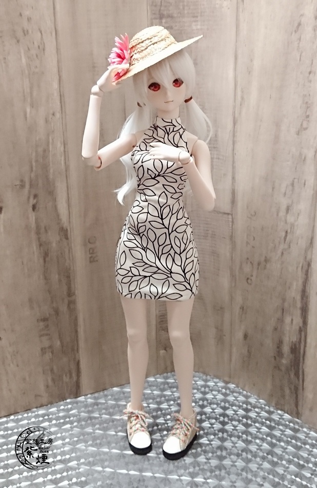 ※終了※ Smart Doll タイトシルエットワンピース ボタニカル (数量限定)