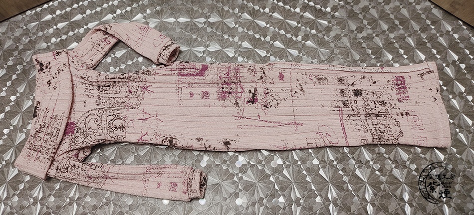 Smart Doll リブニットロングワンピース オフショルダー