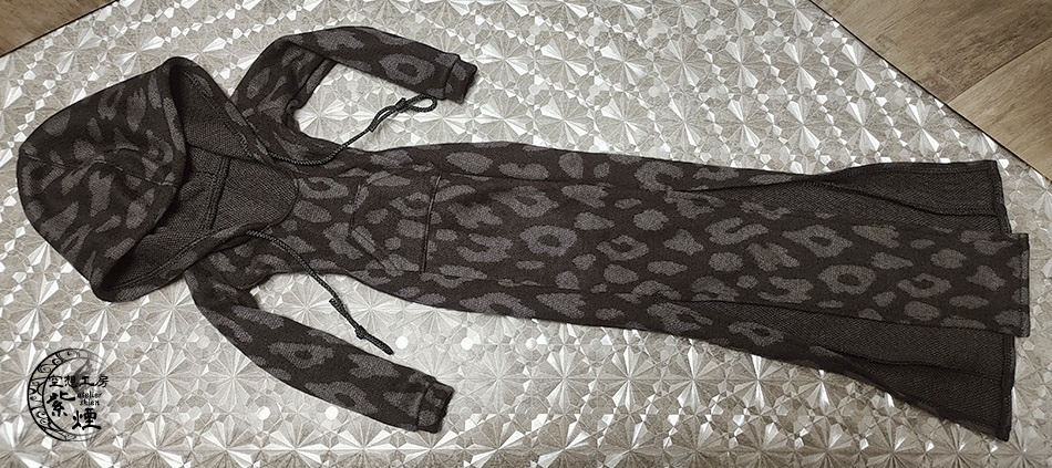 Smart Doll ニットロングワンピース レオパード