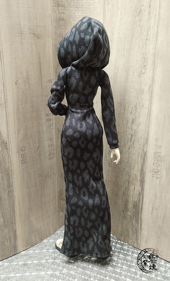 Smart Doll ニットロングワンピース レオパード