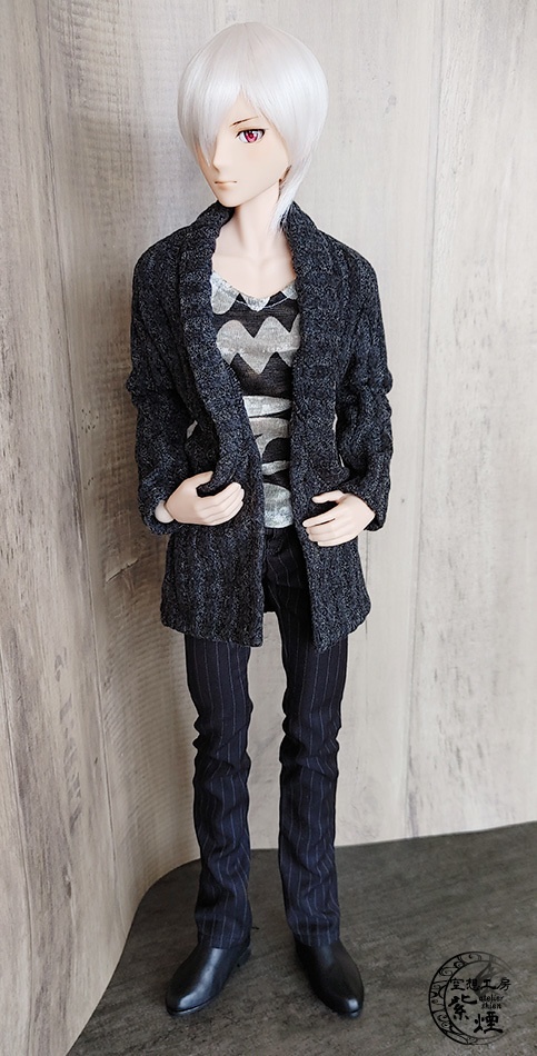 ※終了※　Smart Doll　ニットカーディガン　ダークグレー