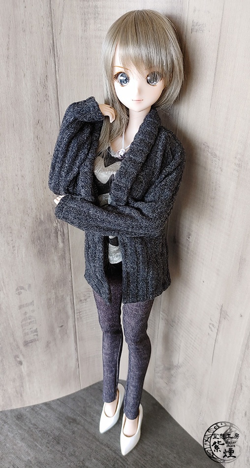 ※終了※ Smart Doll ニットカーディガン ダークグレー