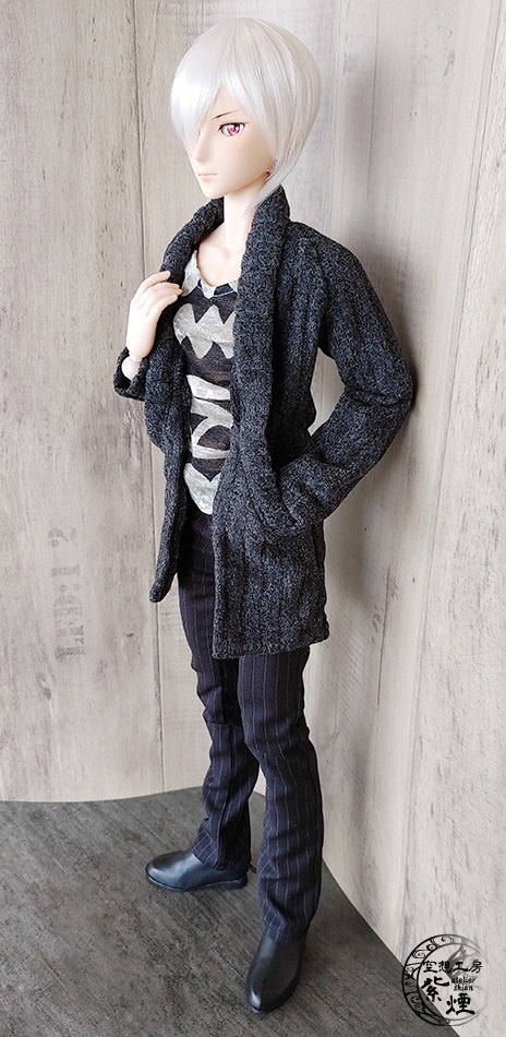 ※終了※ Smart Doll ニットカーディガン ダークグレー