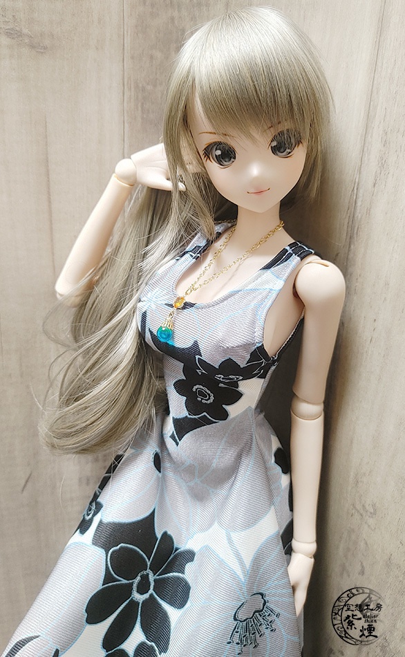 ※終了※ Smart Doll イレギュラーヘムラインワンピース ボタニカルver2 "スモーキーフラワー" (限定)