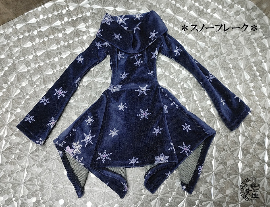 ※終了※ Smart Doll スクエアニットベロアワンピース (限定)