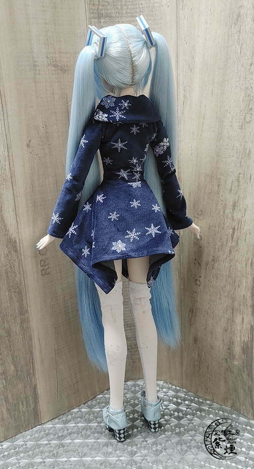 ※終了※ Smart Doll スクエアニットベロアワンピース (限定)