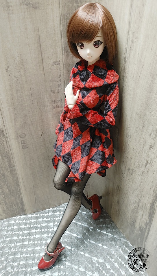 ※終了※ Smart Doll スクエアニットベロアワンピース (限定)