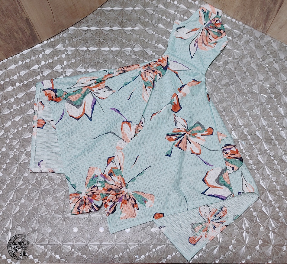 Smart Doll イレギュラーヘムラインワンピース ボタニカルver4 "フローズンフラワー" (数量限定)