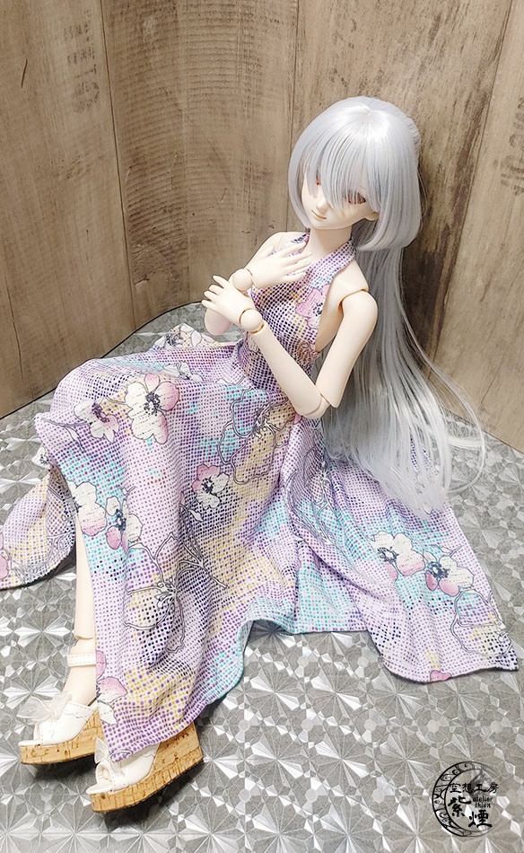 Smart Doll イレギュラーヘムラインワンピース ボタニカルver5 "ポッピングフラワー" (限定)