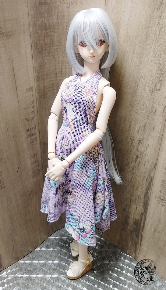 Smart Doll イレギュラーヘムラインワンピース ボタニカルver5 "ポッピングフラワー" (限定)