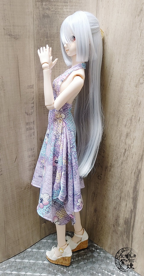 Smart Doll イレギュラーヘムラインワンピース ボタニカルver5 "ポッピングフラワー" (限定)