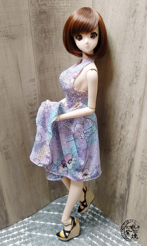 Smart Doll イレギュラーヘムラインワンピース ボタニカルver5 "ポッピングフラワー" (限定)