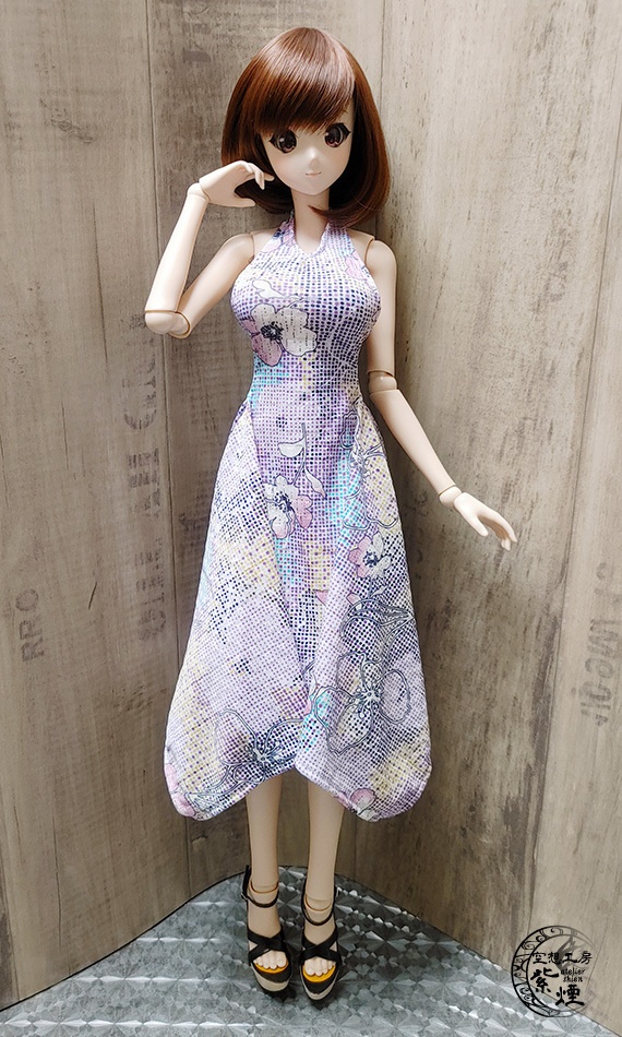 Smart Doll イレギュラーヘムラインワンピース ボタニカルver5 "ポッピングフラワー" (限定)