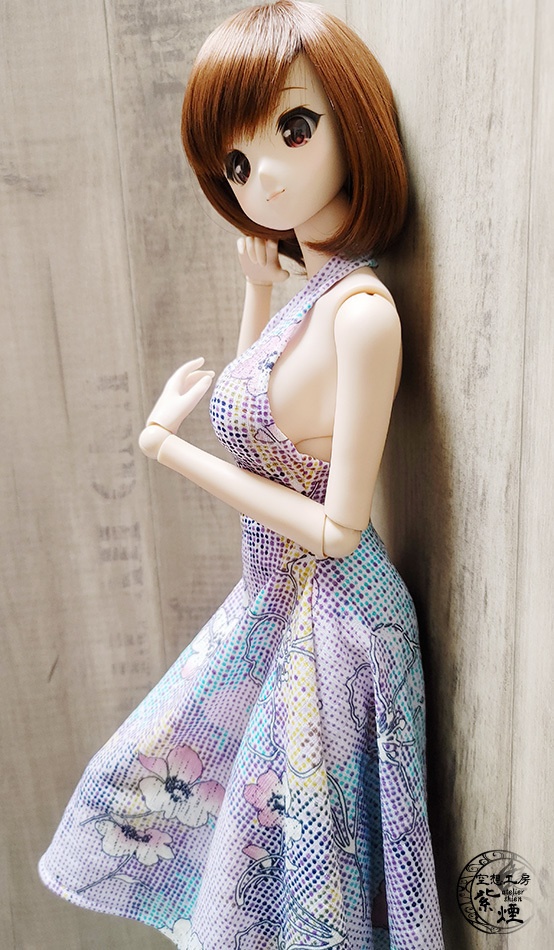 Smart Doll イレギュラーヘムラインワンピース ボタニカルver5 "ポッピングフラワー" (限定)