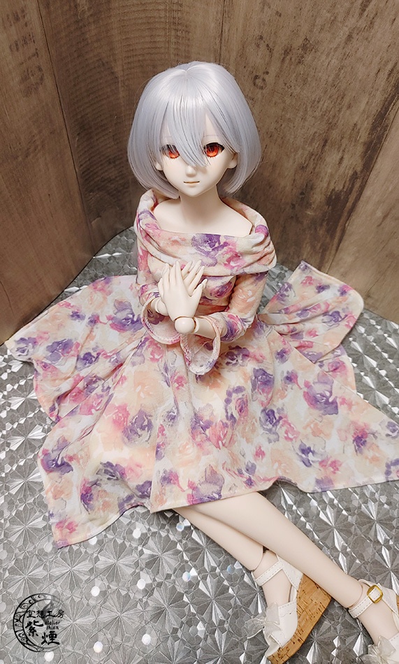 ※終了※ Smart Doll イレギュラーヘムラインワンピース ボタニカルver6 "スウィートフラワー" (限定)