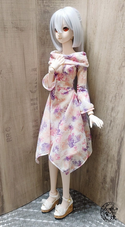 ※終了※ Smart Doll イレギュラーヘムラインワンピース ボタニカルver6 "スウィートフラワー" (限定)