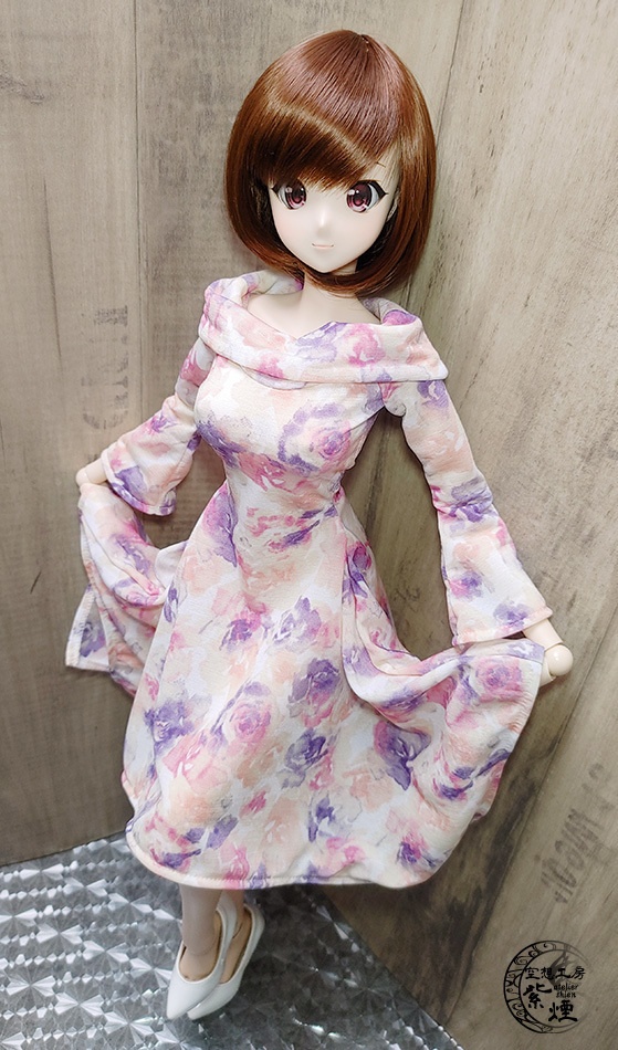 ※終了※ Smart Doll イレギュラーヘムラインワンピース ボタニカルver6 "スウィートフラワー" (限定)