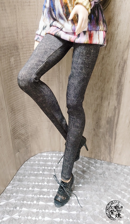 レギンスパンツ スキニーデニム柄:Smart Doll・DD・DDdy用