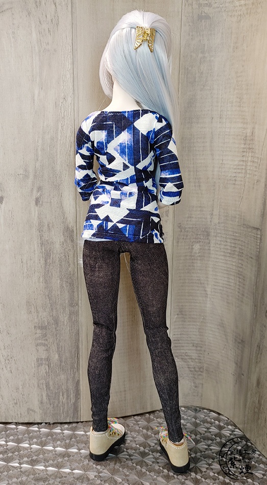 レギンスパンツ スキニーデニム柄:Smart Doll・DD・DDdy用