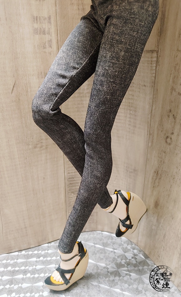 レギンスパンツ スキニーデニム柄:Smart Doll・DD・DDdy用