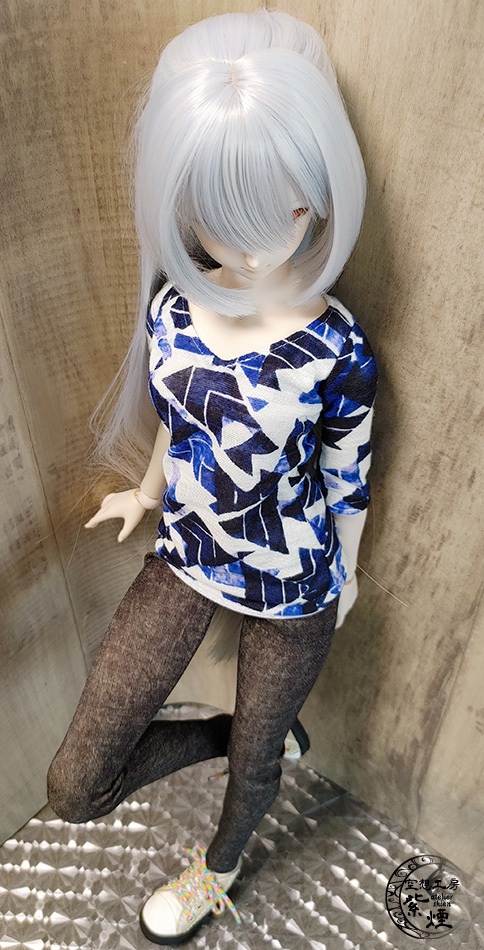 レギンスパンツ スキニーデニム柄:Smart Doll・DD・DDdy用
