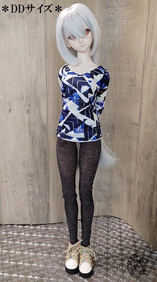 レギンスパンツ スキニーデニム柄:Smart Doll・DD・DDdy用