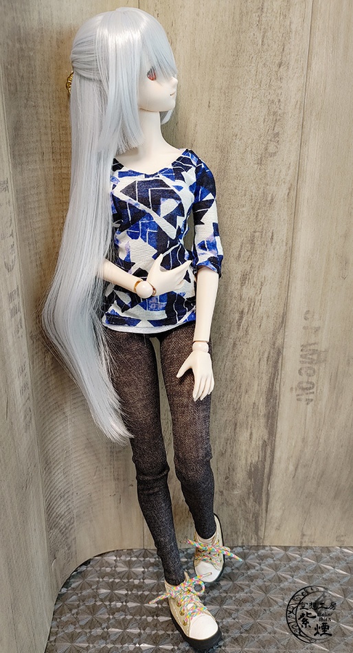 レギンスパンツ スキニーデニム柄:Smart Doll・DD・DDdy用