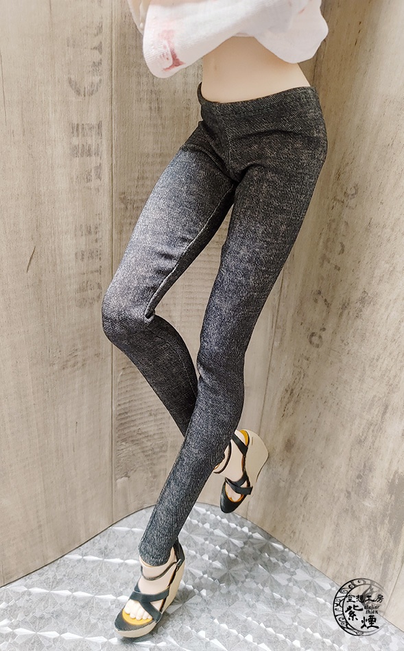 レギンスパンツ スキニーデニム柄:Smart Doll・DD・DDdy用