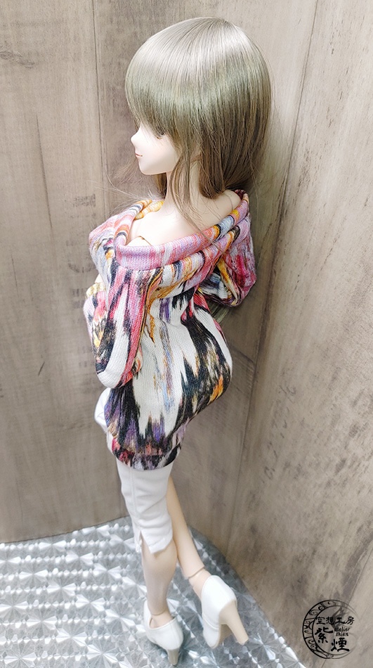 ※終了※ Smart Doll オフショルダーニットワンピース コクーンシルエット マルチカラー (限定)