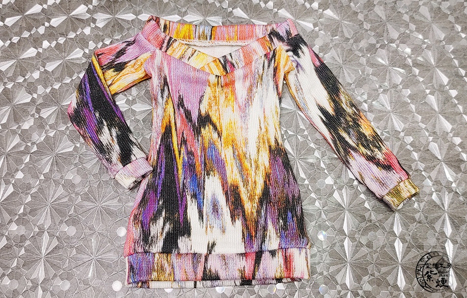 ※終了※ Smart Doll オフショルダーニットワンピース コクーンシルエット マルチカラー (限定)