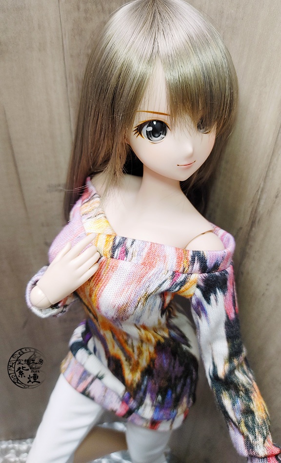※終了※ Smart Doll オフショルダーニットワンピース コクーンシルエット マルチカラー (限定)