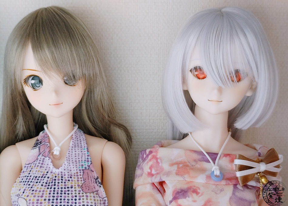 ドールサイズガラスリングネックレス (限定)