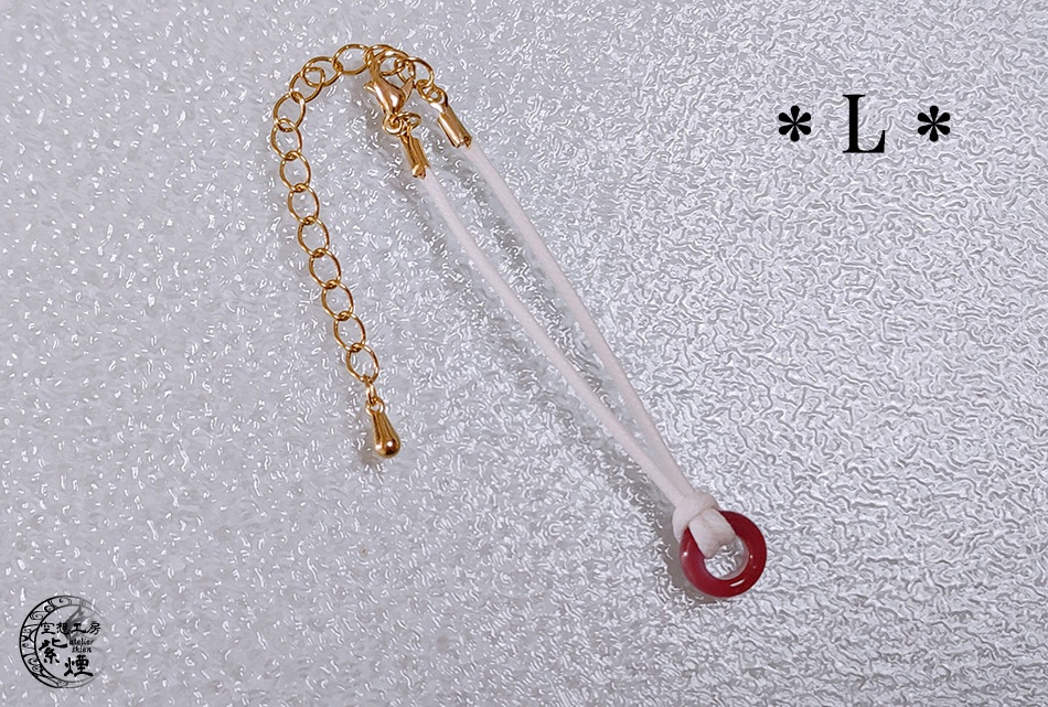 ドールサイズガラスリングネックレス (限定)