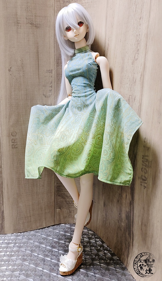 ※終了※ Smart Doll イレギュラーヘムラインワンピース エキゾチックパターン (限定)