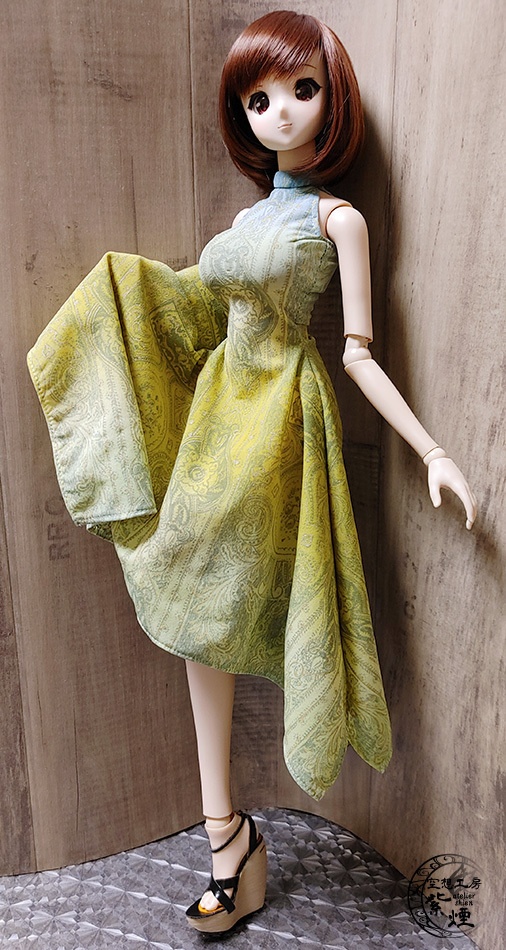 ※終了※ Smart Doll イレギュラーヘムラインワンピース エキゾチックパターン (限定)