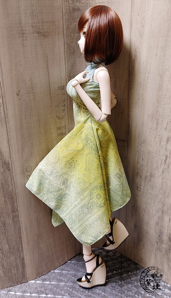 ※終了※ Smart Doll イレギュラーヘムラインワンピース エキゾチックパターン (限定)